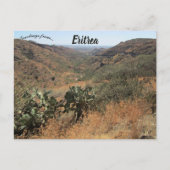 Heuvels van Eritrea Briefkaart (Voorkant)
