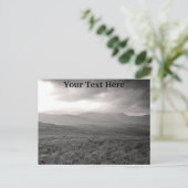  heuvels van het Briefkaart Perthshire Scotland (Staand voorkant)