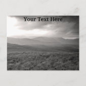  heuvels van het Briefkaart Perthshire Scotland (Voorkant)