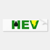 HEV - groen licht V Bumpersticker (Voorkant)
