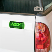 HEV-groene batterij Bumpersticker (Op Truck)