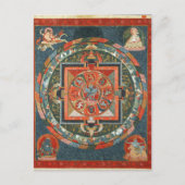 Hevajra Tibetan Buddhist Deity Mandala Briefkaart (Voorkant)