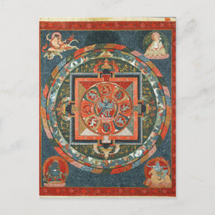 Hevajra Tibetan Buddhist Deity Mandala Briefkaart