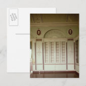 Heveningham Hall, Suffolk: bibliotheek, 1778-80 Briefkaart (Voorkant / Achterkant)