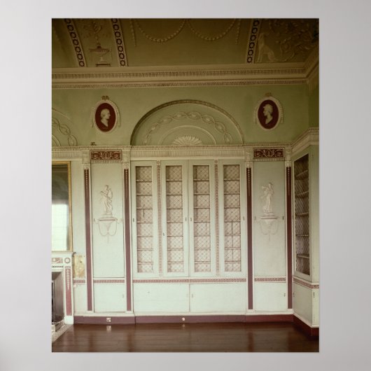 Heveningham Hall, Suffolk: bibliotheek, 1778-80 Poster (Voorkant)