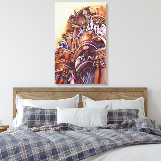 Hevenly Hongaars Canvas Afdruk (Insitu (Slaapkamer))