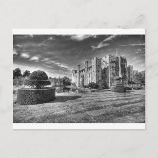 hever castle 2 zwart - wit .jpg briefkaart