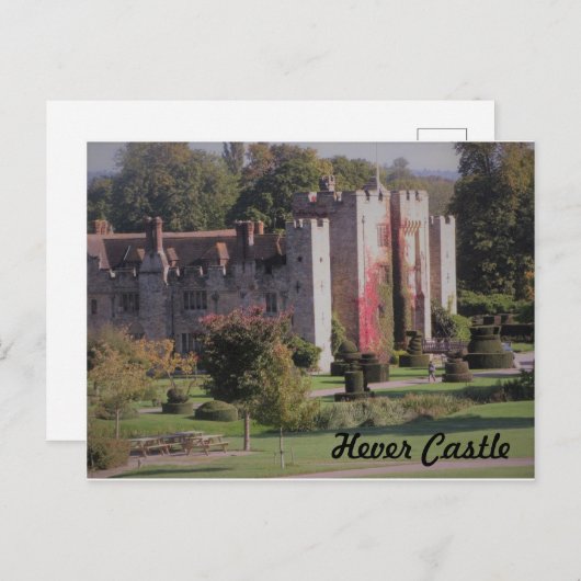 Hever Castle Briefkaart (Voorkant / Achterkant)