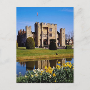 Hever Castle, Kent bloemen Briefkaart