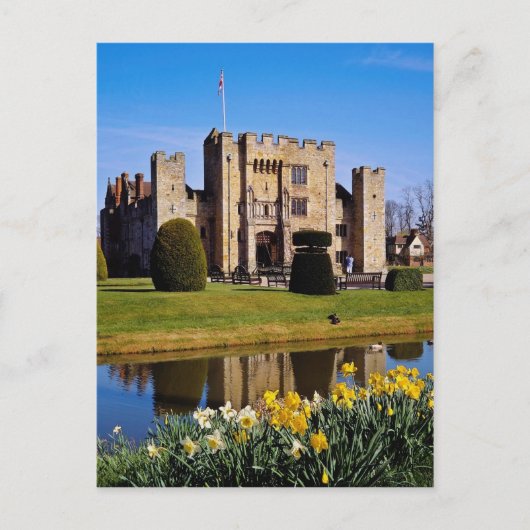 Hever Castle, Kent bloemen Briefkaart (Voorkant)