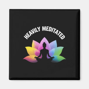 Hevig Gemediteerde Yoga Lotus Ontspan Lance Zen Sp Magneet