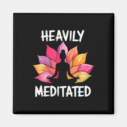 Hevig Gemediteerde Yoga Magneet (Voorkant)