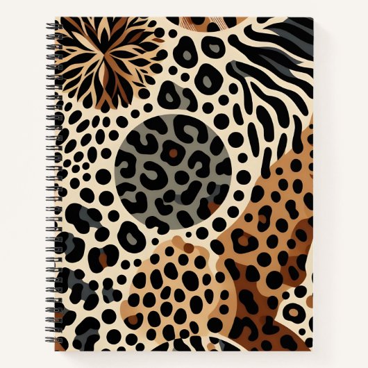Hevig Leopard Skin Notitieboek (Voorkant)