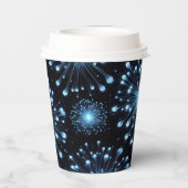 Hevig vuurwerk papieren bekers (Achterkant)