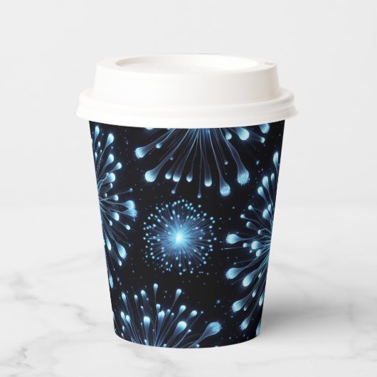 Hevig vuurwerk papieren bekers (Voorkant)