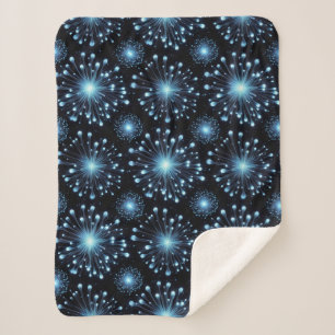 Hevig vuurwerk sherpa deken