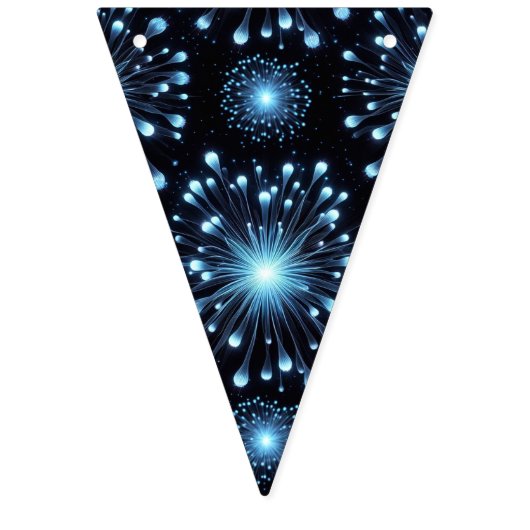 Hevig vuurwerk vlaggetjes (Derde vlag)