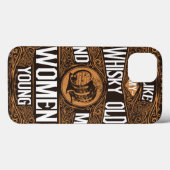Hevige draak 'Ik hou van mijn oude whisky' ontwerp Case-Mate iPhone Case (Achterkant (horizontaal))
