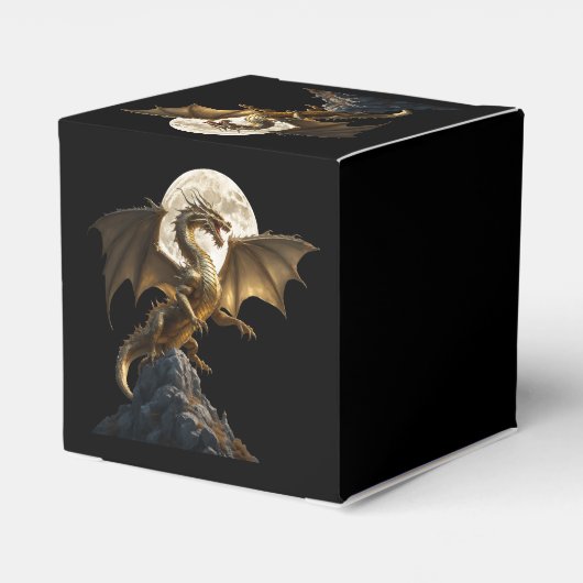 Hevige drakenfokkerij bedankdoosjes (Achterkant)