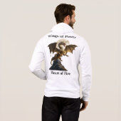 Hevige drakenfokkerij hoodie (Achterkant volledig)