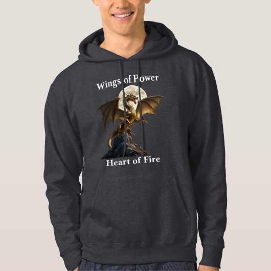 Hevige drakenfokkerij hoodie (Voorkant)
