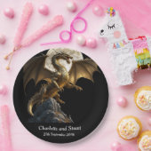 Hevige drakenfokkerij papieren bordje (Feest)