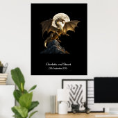 Hevige drakenfokkerij poster (Thuiskantoor)