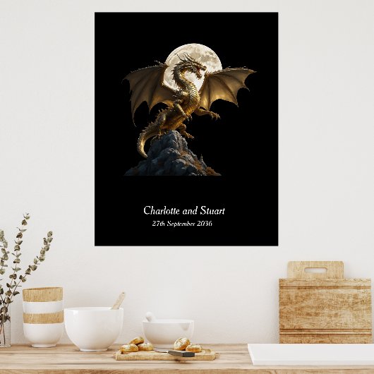 Hevige drakenfokkerij poster (Keuken)