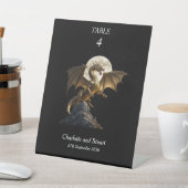 Hevige drakenfokkerij reclamebord met voetstuk (Insitu)