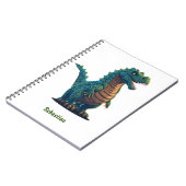 Hevige en Fabulous T-Rex Dinosaurus Jottings Notitieboek (Linkerzijde)