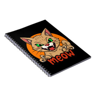 Hevige kat notitieboek