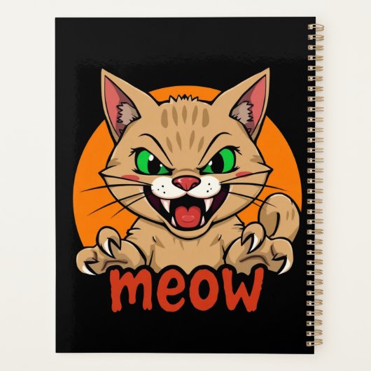 Hevige kat planner (Achterkant)