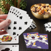 Hevige kat pokerkaarten (Insitu)