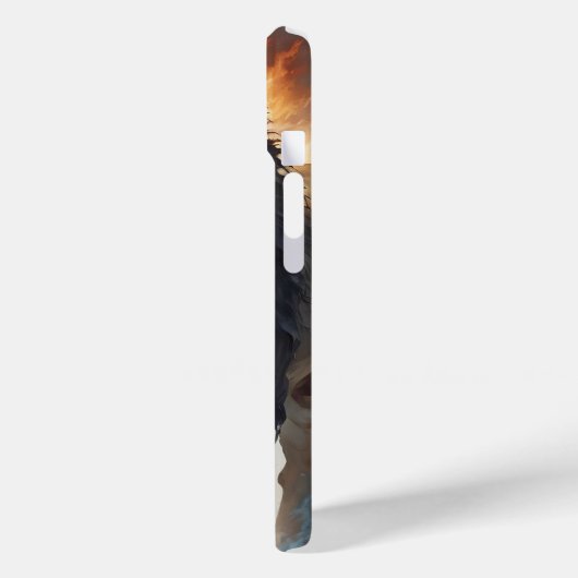 Hevige leeuw met Israëlische vlag Case-Mate iPhone Case (Achterkant / Links)