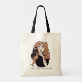 Hevige Magische Empowered Vrouw Heks Tote Bag (Achterkant)