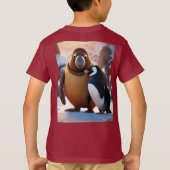 Hevige Schattigee Walrus met Penguin Unreal Engine T-shirt (Achterkant)