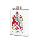 Hewitt Family Crest Heupfles (Links)
