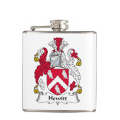 Hewitt Family Crest Heupfles (Voorkant)