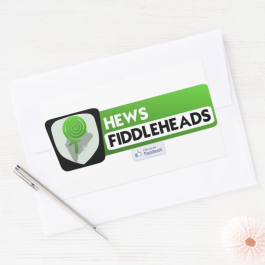 Hews Fiddlehead stickers (Envelop)