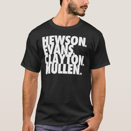 Hewson Evans Clayton and Mullen Classic T-Shirt (Voorkant)