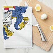 Hewson Family Crest Theedoek (Quarter Fold)