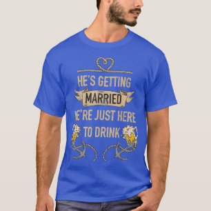 Hex27S Trouwen Bruidsjonkers Bachelorfeest T-shirt