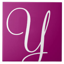 Hex 990066 Kleurnummer Monogram keramische Tegel