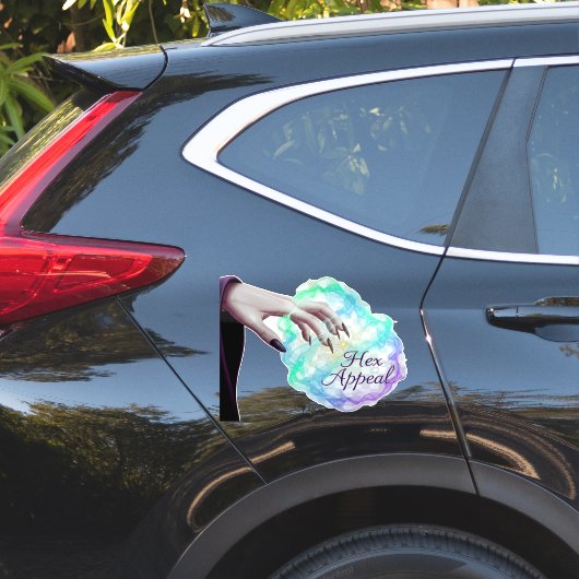 Hex Appeal – Witchy Sticker voor Glam Spells & Moo (Auto Zijkant)