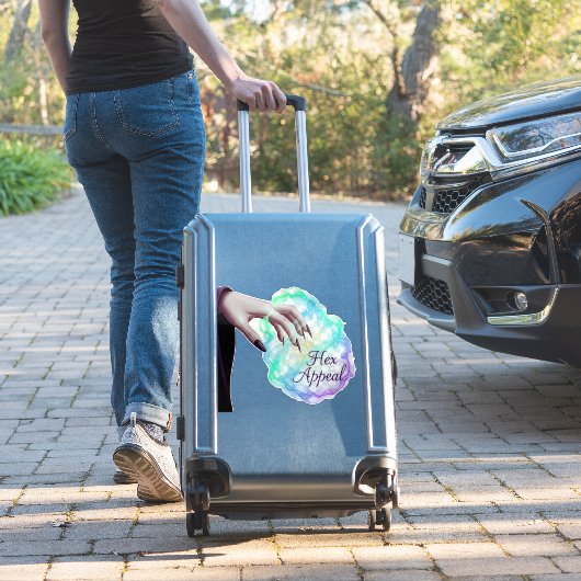 Hex Appeal – Witchy Sticker voor Glam Spells & Moo (Koffer Insitu)