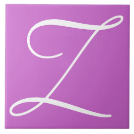 Hex cc66cc Colour Number Monogram keramische Tegel Tegeltje