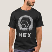 HEX Coin HEX to the Moon Token Crypto Cryptocurre T-shirt (Voorkant)