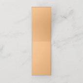 Hex Color #FABA77, Brandy Afsprakenkaart (Binnenkant ongevouwen)