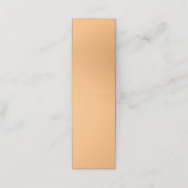 Hex Color #FABA77, Brandy Afsprakenkaart (Buitenkant ongevouwen)