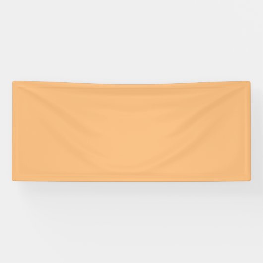Hex Color #FABA77, Brandy Vinyl Banner (Horizontaal)